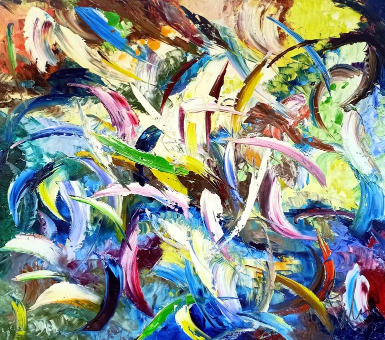 Original Abstract Paintings by Antonino Puliafico