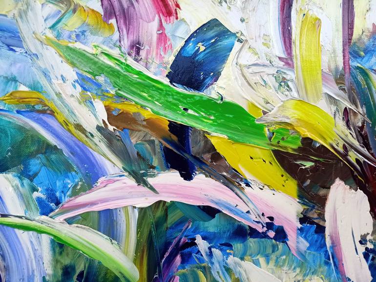 Original Abstract Painting by Antonino Puliafico