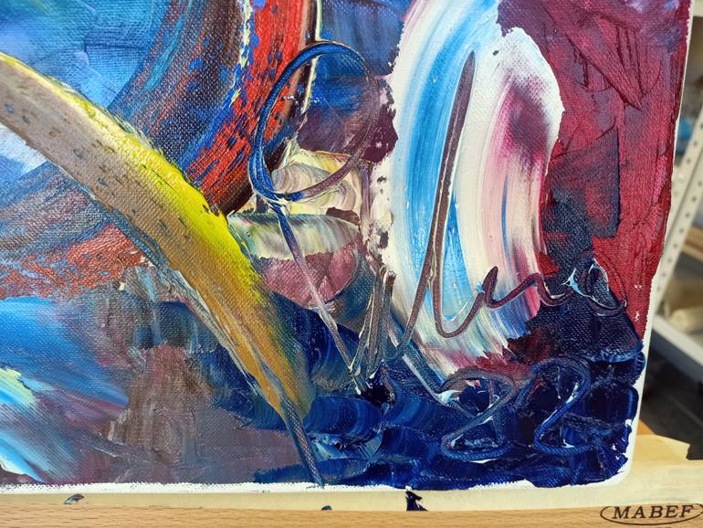 Original Abstract Painting by Antonino Puliafico