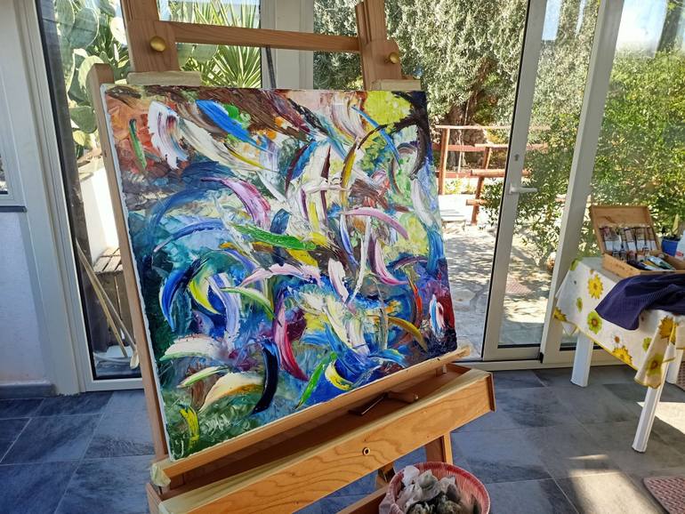 Original Abstract Painting by Antonino Puliafico