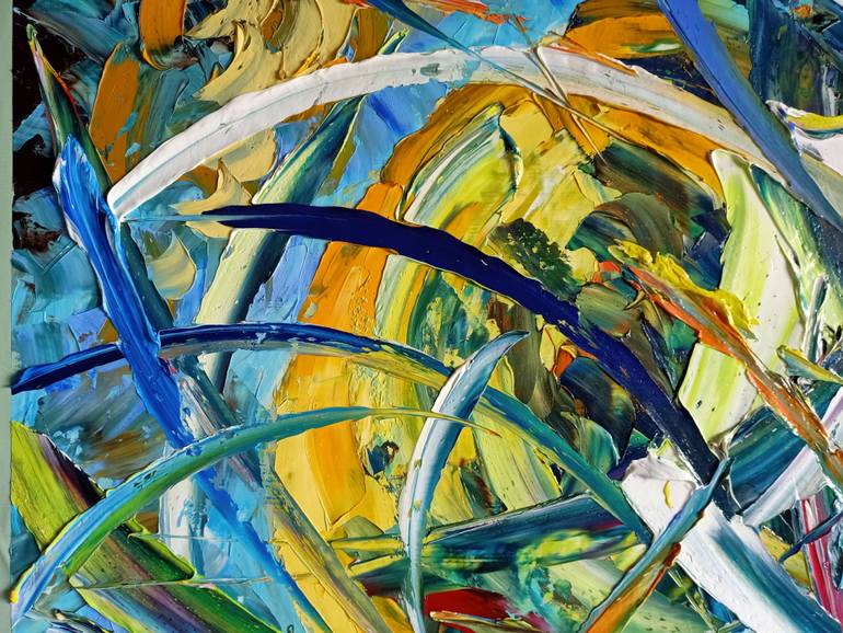 Original Impressionism Abstract Painting by Antonino Puliafico