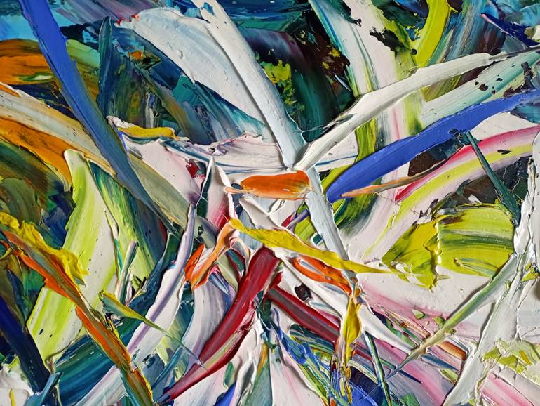 Original Impressionism Abstract Painting by Antonino Puliafico