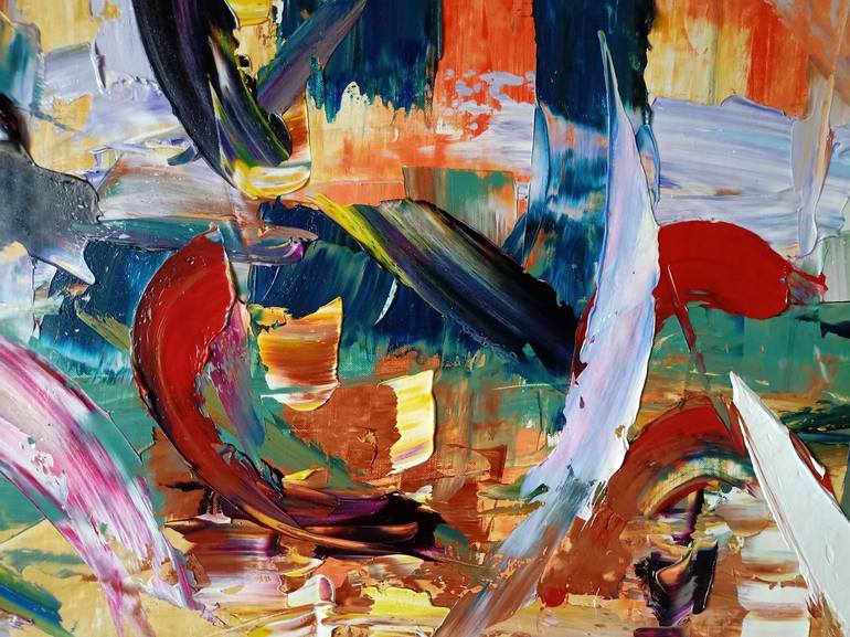 Original Abstract Painting by Antonino Puliafico