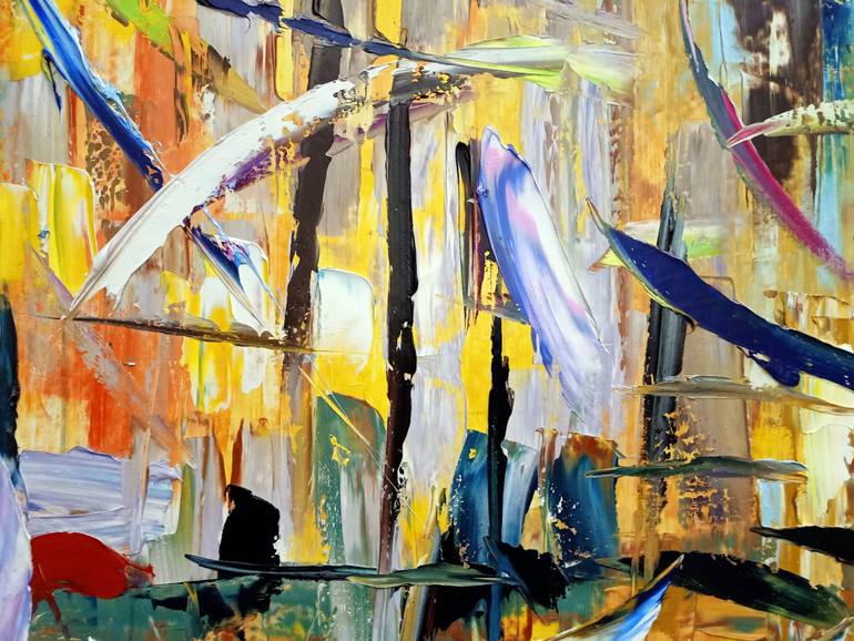 Original Abstract Painting by Antonino Puliafico