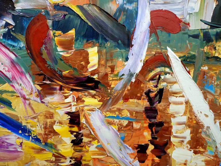 Original Abstract Painting by Antonino Puliafico