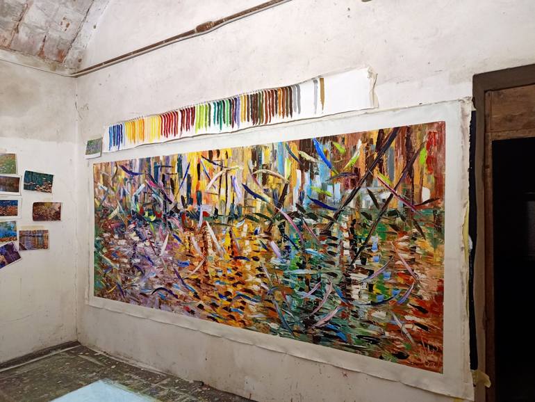 Original Abstract Painting by Antonino Puliafico