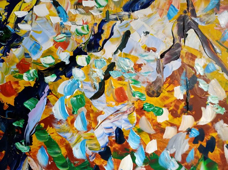 Original Impressionism Abstract Painting by antonino Puliafico