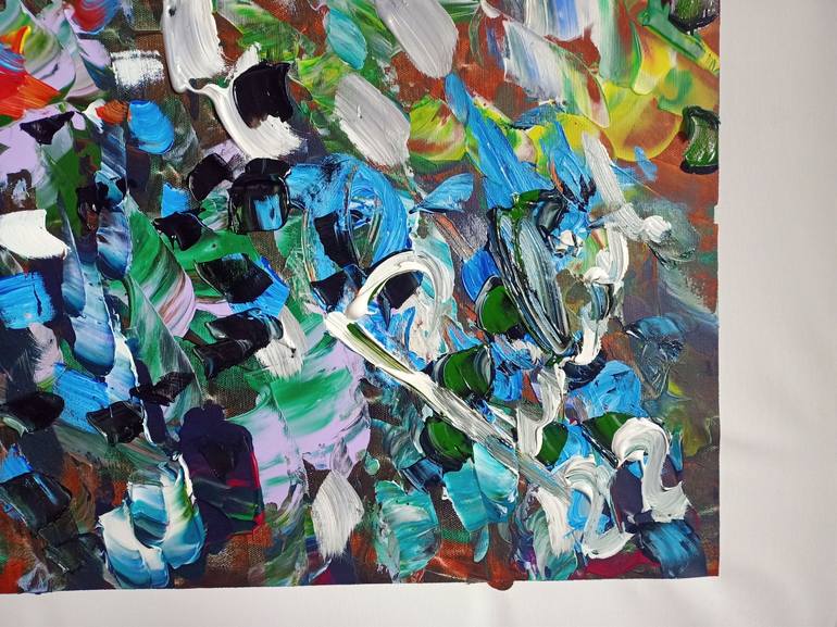 Original Impressionism Abstract Painting by antonino Puliafico