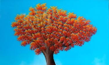 Original Tree Painting by Carlo Busellato