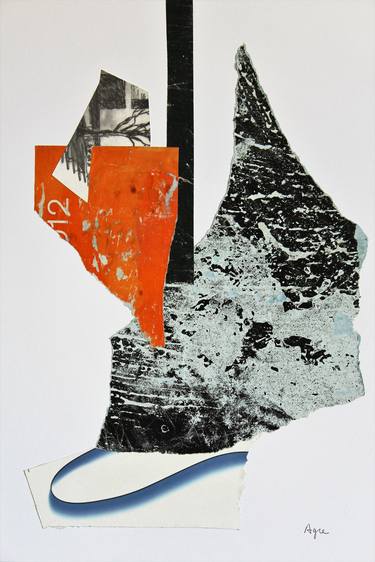 Original Abstract Collage by ANTONIO AGRESTI