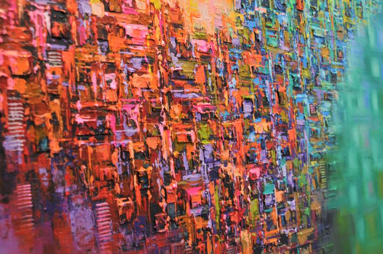 Original Abstract Expressionism Abstract Painting by Mande A