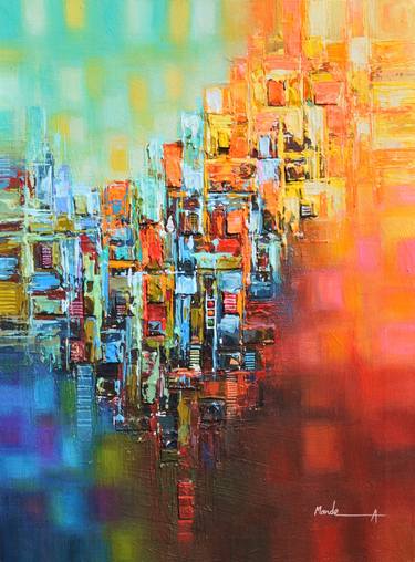 Print of Abstract Paintings by Mande A