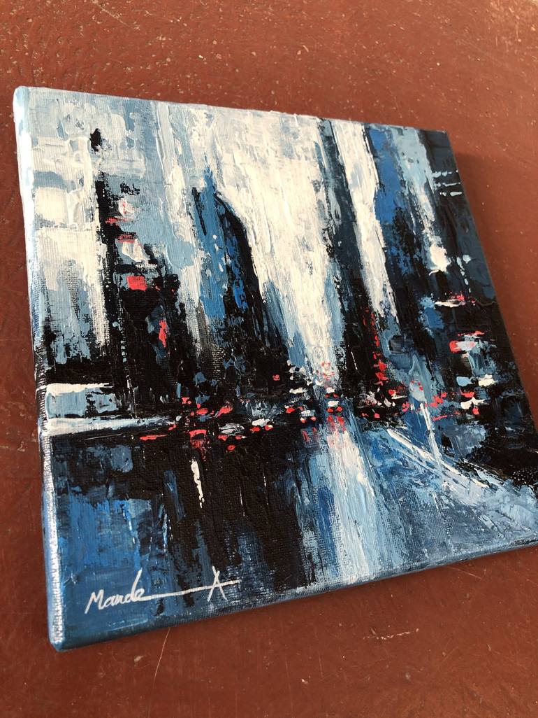 Original Cities Painting by Mande A