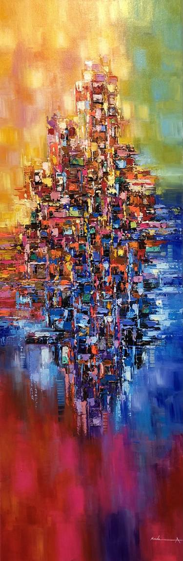 Original Abstract Paintings by Mande A