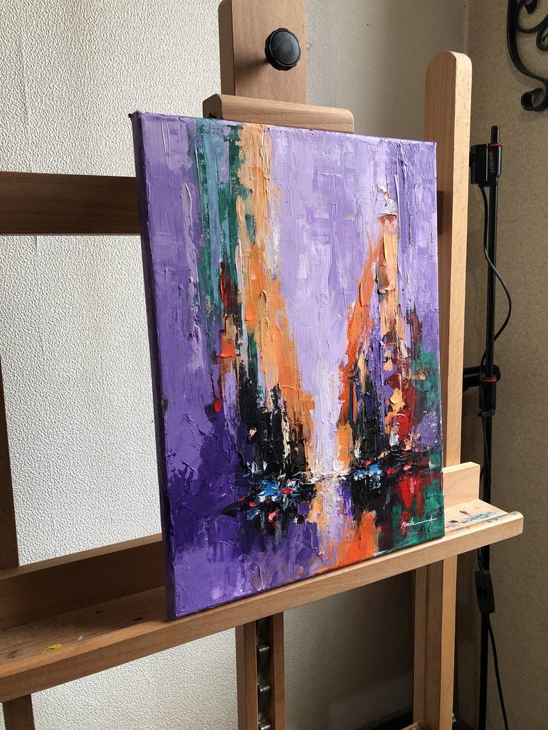 Original Cities Painting by Mande A