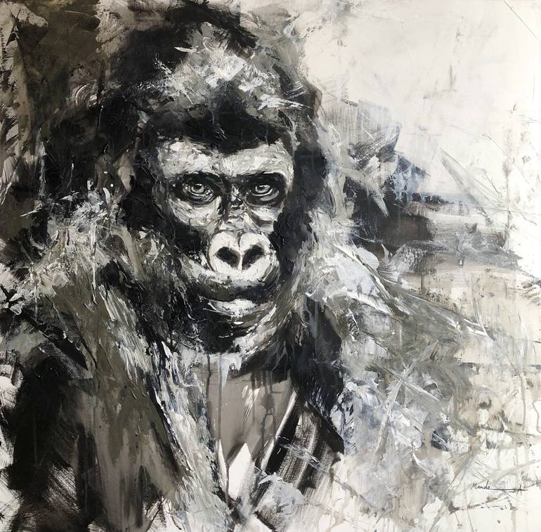 The Observer Painting by Mande A | Saatchi Art