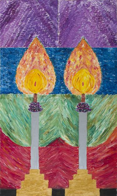 Print of Abstract Expressionism Religion Paintings by Menachem Yaffe