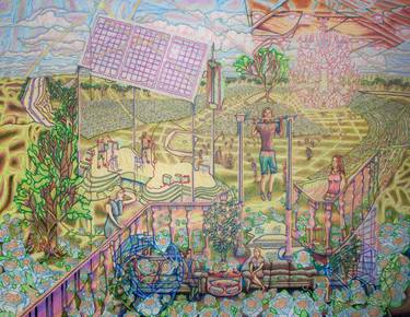 Print of Conceptual Light Drawings by Gabe Jewell