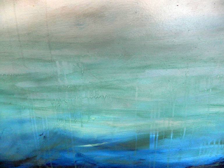 Original Abstract Expressionism Seascape Painting by Jennifer Chandiram