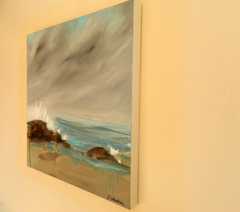 Original Seascape Painting by Jennifer Chandiram