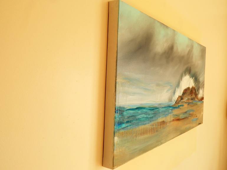 Original Seascape Painting by Jennifer Chandiram