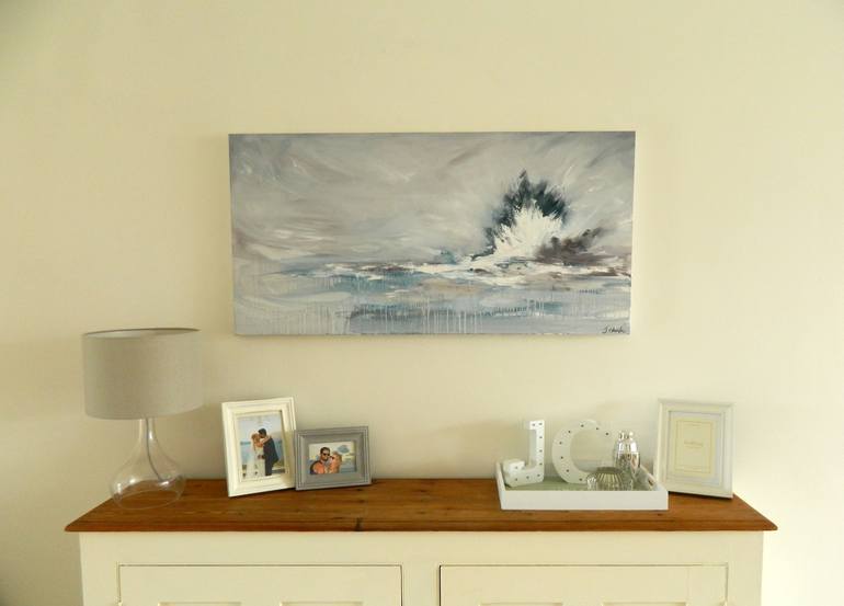 Original Seascape Painting by Jennifer Chandiram