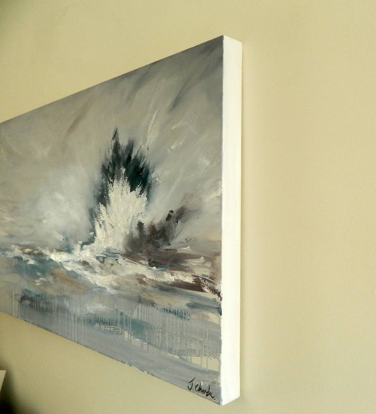 Original Seascape Painting by Jennifer Chandiram