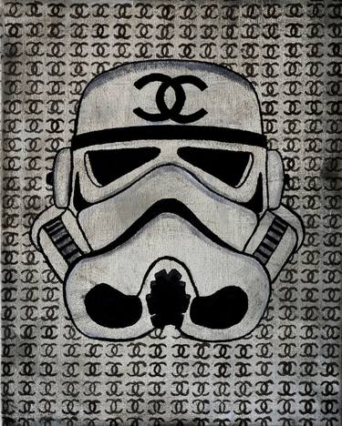 Stormtrooper Mask Painting By Ede Ede Saatchi Art