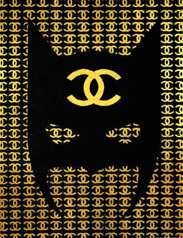 Chanel. Batman Mask. Gold thumb