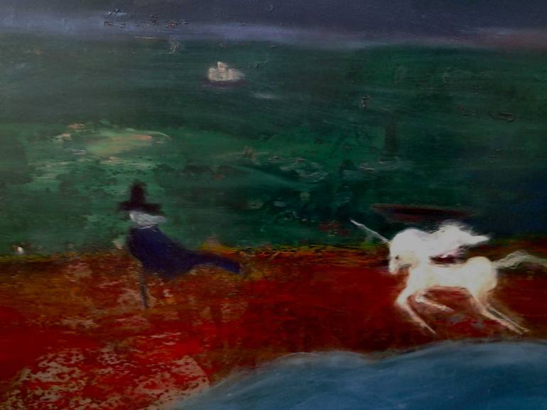 Original Expressionism Abstract Painting by Alina Suleyman