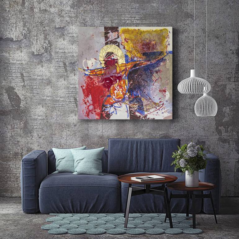 Original Abstract Painting by Cornelia Petrea