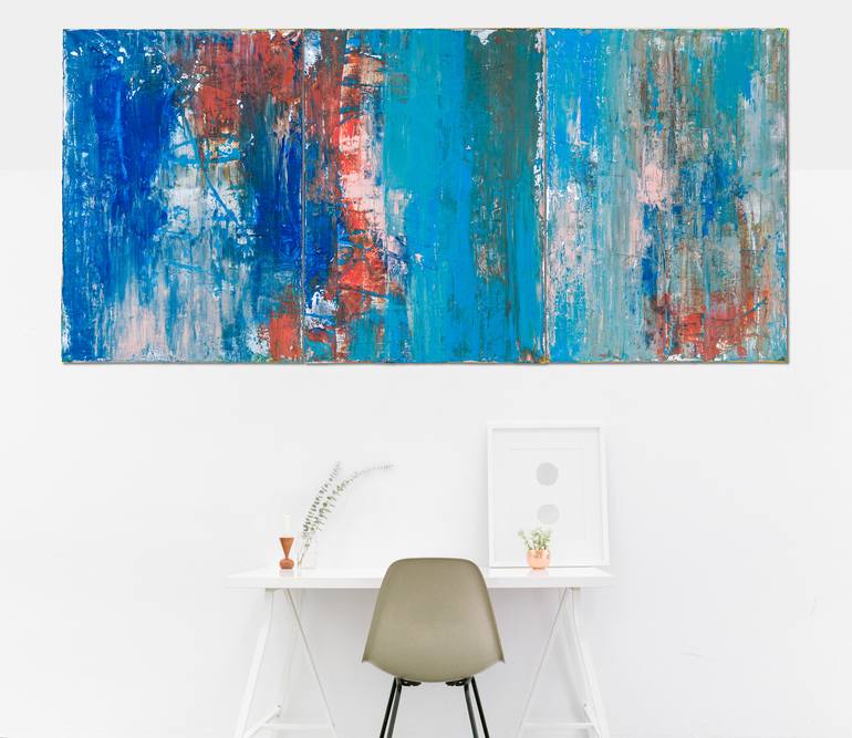 Original Fine Art Abstract Painting by Cornelia Petrea