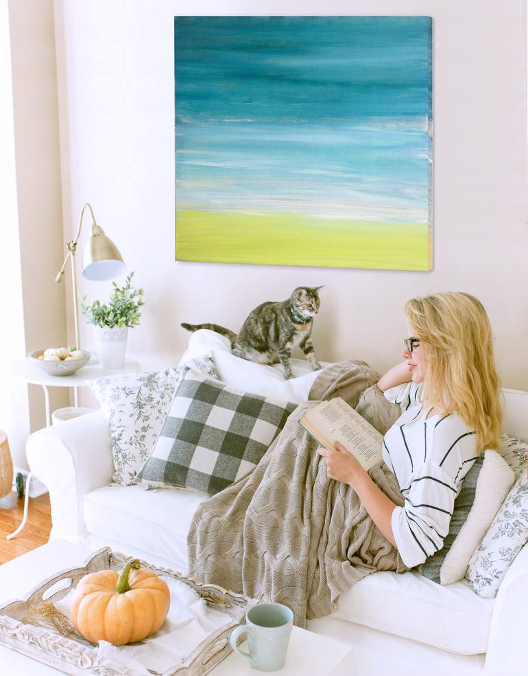 Original Conceptual Abstract Painting by Cornelia Petrea