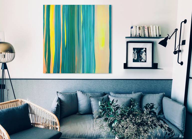 Original Conceptual Abstract Painting by Cornelia Petrea