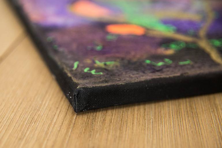 Original Conceptual Abstract Painting by Cornelia Petrea