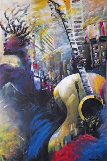 Original Music Paintings by Mbongeni Mhlongo