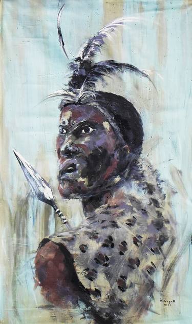 Original Culture Paintings by Mbongeni Mhlongo