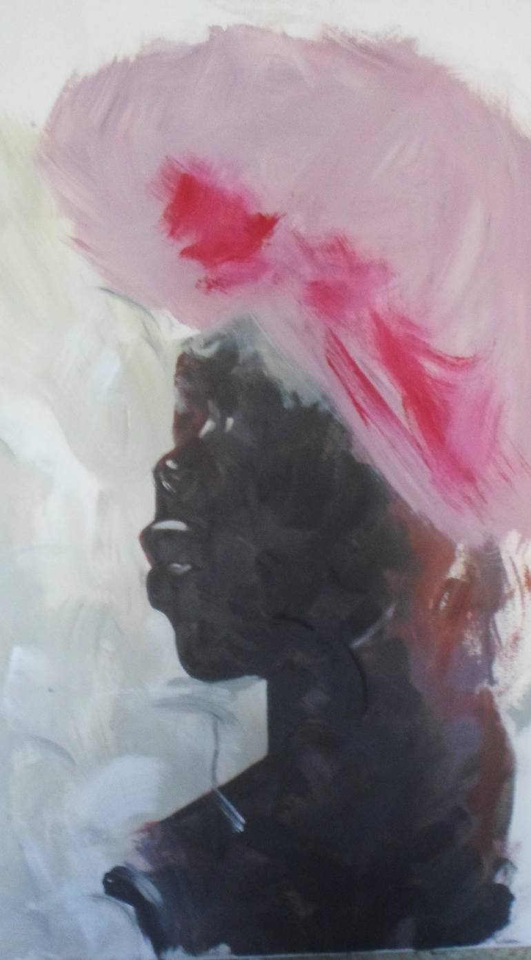 Original Figurative People Painting by Mbongeni Mhlongo