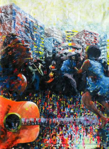 Original Music Paintings by Mbongeni Mhlongo