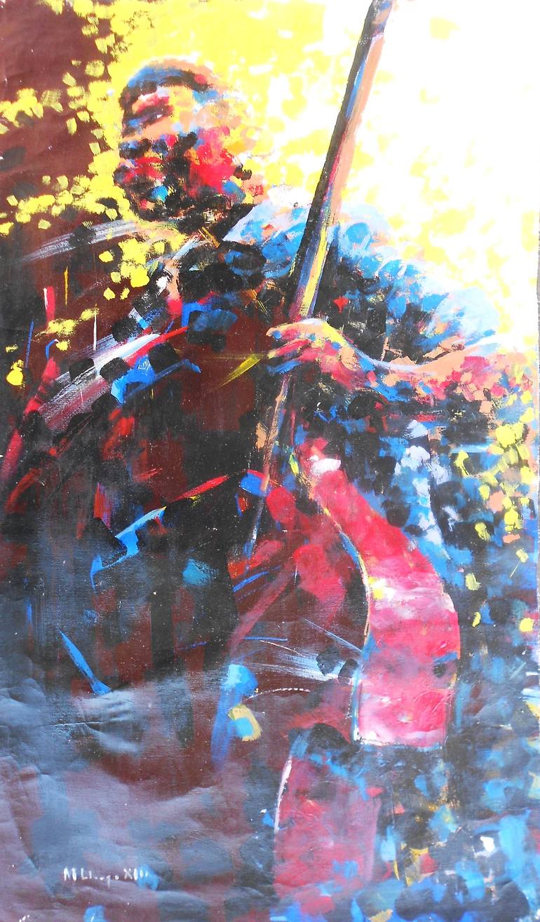 Original Contemporary Music Paintings by Mbongeni Mhlongo