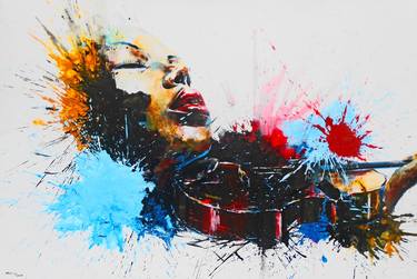 Original Contemporary Music Paintings by Mbongeni Mhlongo