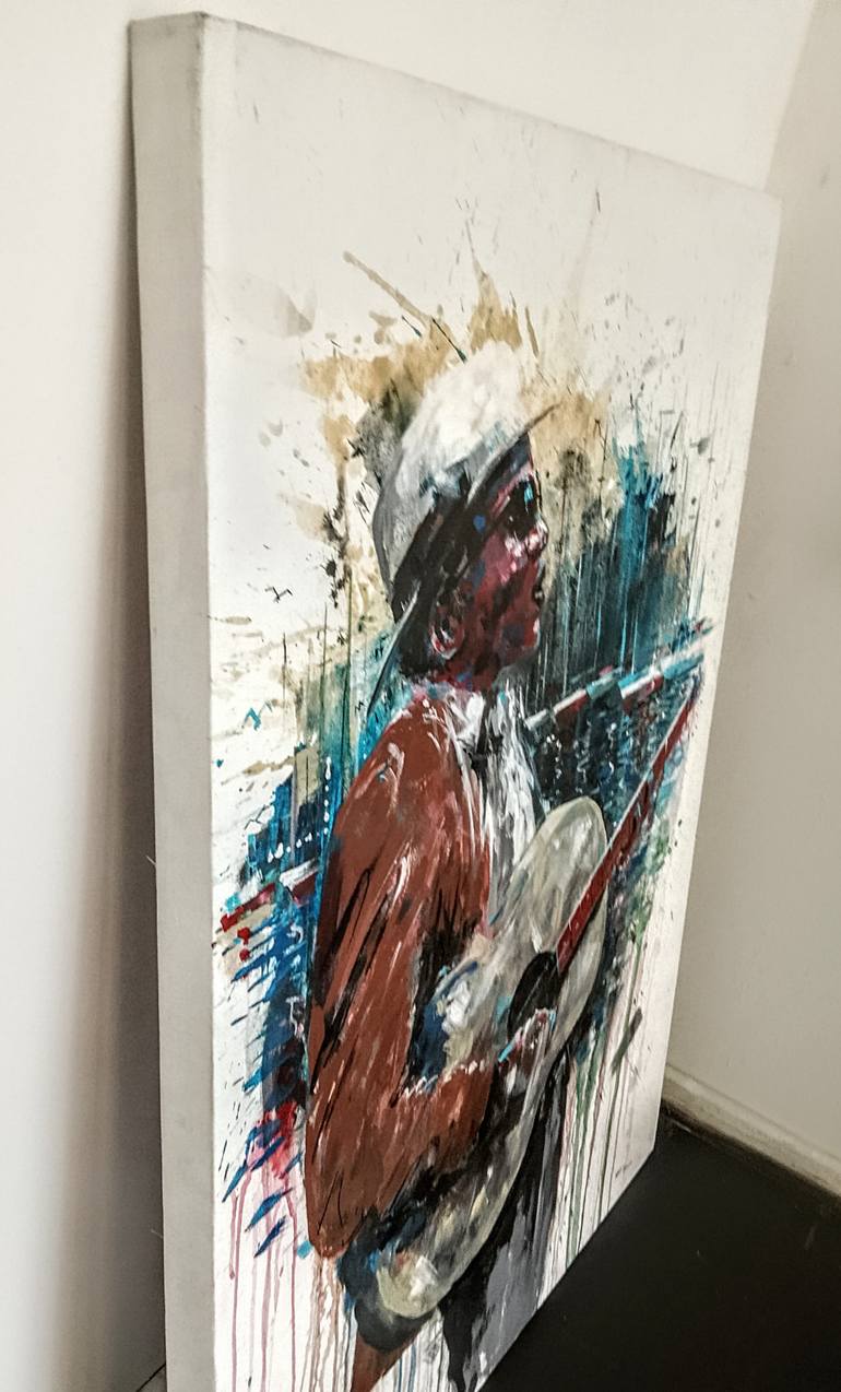 Original Contemporary Music Painting by Mbongeni Mhlongo