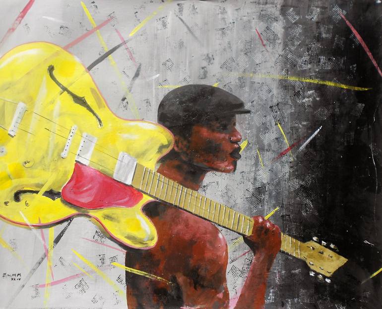 Original Contemporary Music Paintings by Mbongeni Mhlongo