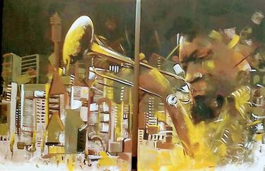 Original Music Paintings by Mbongeni Mhlongo