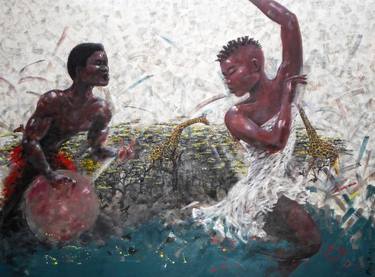 Print of Figurative Music Paintings by Mbongeni Mhlongo