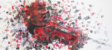 Print of Abstract Expressionism Music Paintings by Mbongeni Mhlongo
