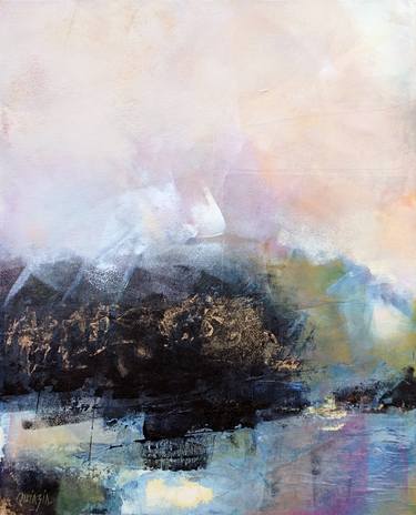 Original Abstract Expressionism Landscape Paintings by Marianne Quinzin