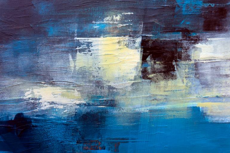 Original Abstract Expressionism Abstract Painting by Marianne Quinzin