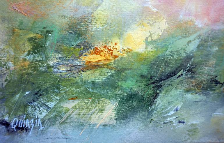 Original Abstract Landscape Painting by Marianne Quinzin