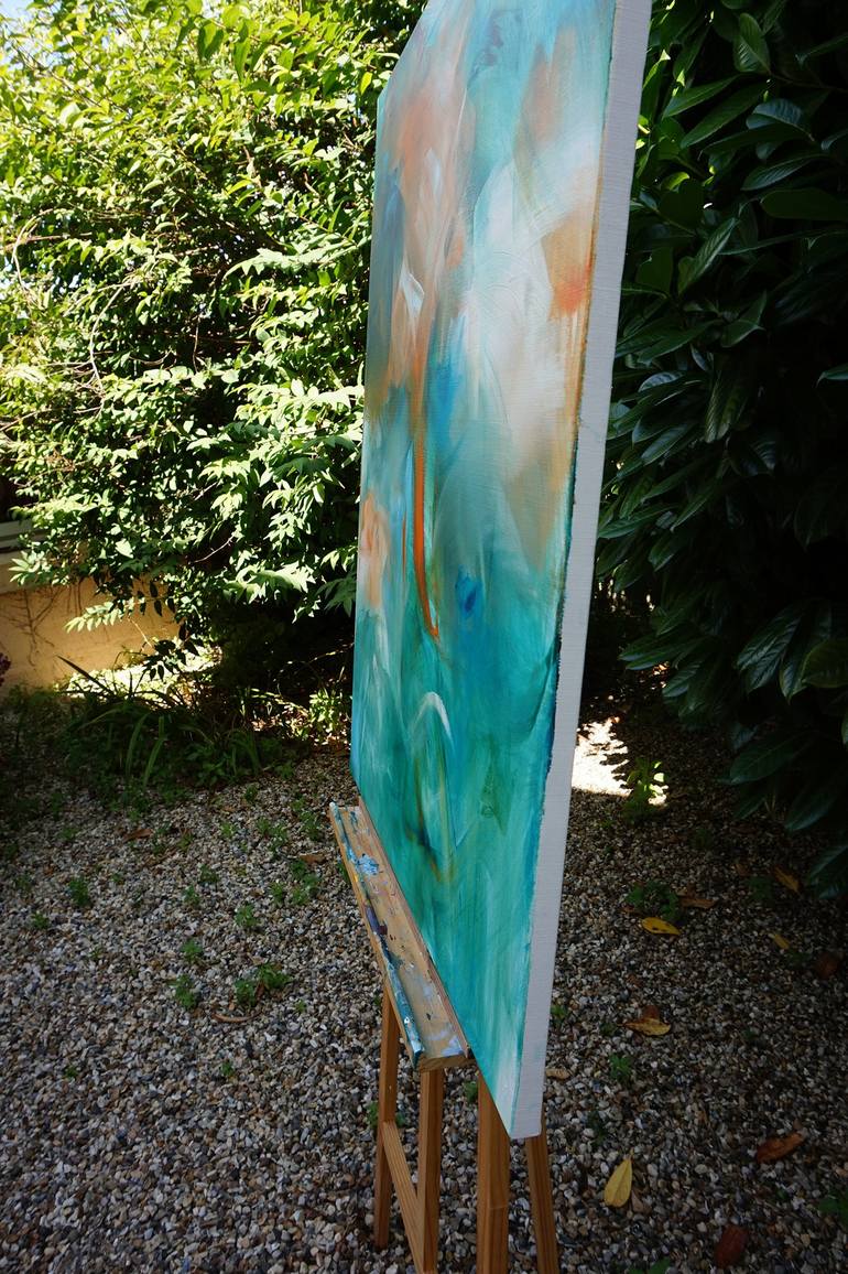 Original Abstract Expressionism Abstract Painting by Marianne Quinzin